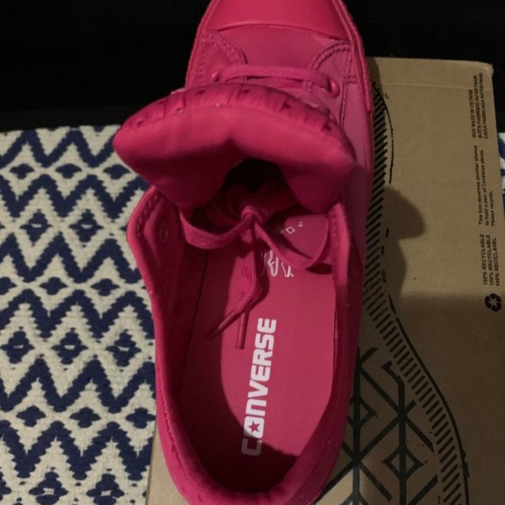 NEW  CONVERSE 8.5 MADISON NEOPRENE OX VIVID PINK - Picture 6 of 9